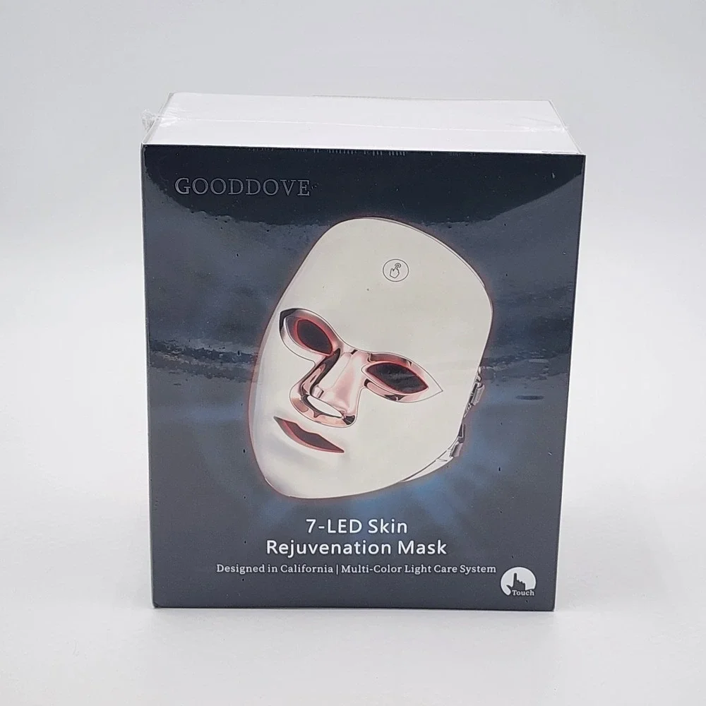 Gooddove 7 LED Skin Rejuvenation Mask Multi Color Light Therapy New Sealed Box